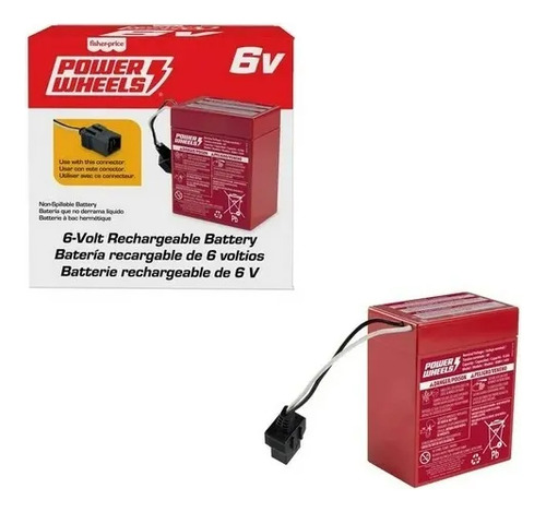 Pila Recargable Power Wheels 6v De Fisher Price