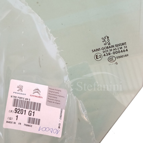 Imagem 3 de 4 de Vidro Porta Dianteira Peugeot 206 2001 2002 2003 Peugeot