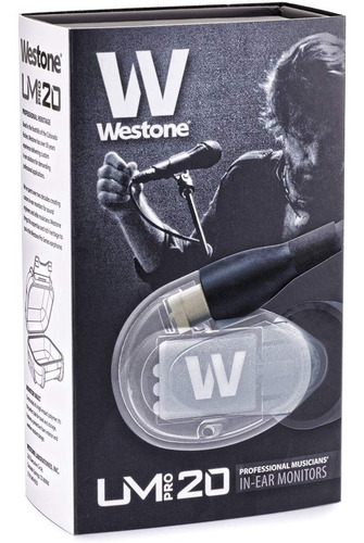 Westone Um Pro20 Tra Audífonos In Ear Monitor Personal Pro Color Transparente
