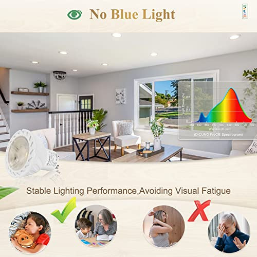 Bombilla Led Gu10 Con Protección Ocular Dicuno Prooe, Alto B