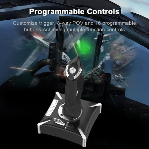 Simulador De Vuelo Joystick, Sistemas De Throttle Con