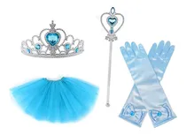 Comprar Disfraz Princesa Tutu Corona Tiara Cetro Varita Guantes Fiesta Bella