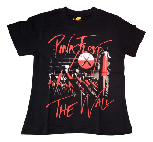 Pink Floyd The Wall Polera De Niño Talla 6 Rock 