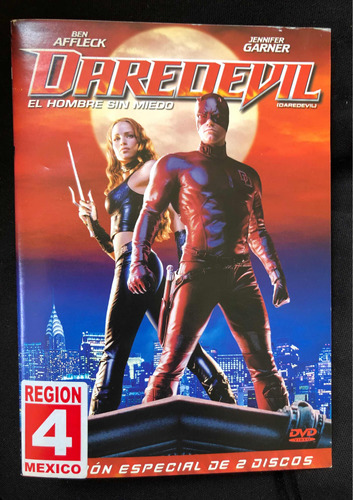 Daredevil Marvel Dvd Edición 2 Discos Ben Affleck Exc Estado