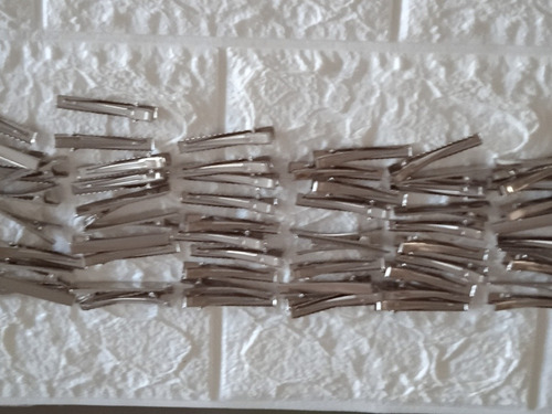 100 Pinzas Cocodrilo De 6.5 Cm