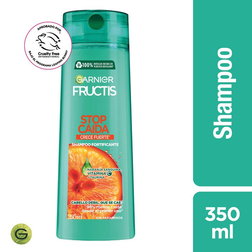  Shampoo Stop Caída Crece Fuerte Fructis