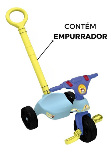 Velotrol Infantil Com Empurrador Triciclo Com Empurrador