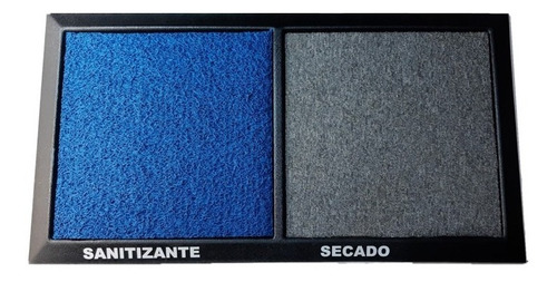 Alfombra Sanitizante Doble Con Bandeja Desinfección Calzado
