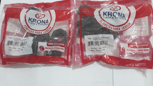 Torneira Pvc Para Jardim 1/2-3/4 Krona Kit C/100un