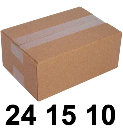 150 Caixas Papelao 24 15 10 Cm Correio Sedex Mercado Envios