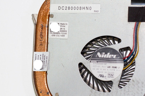 Ventilador Dell Latitude E4310 0kxx96 Dc28000hn0 (Usado)
