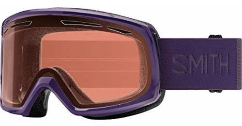 Smith Drift Gafas Nieve, Antiparras Violet Frame, Rc36