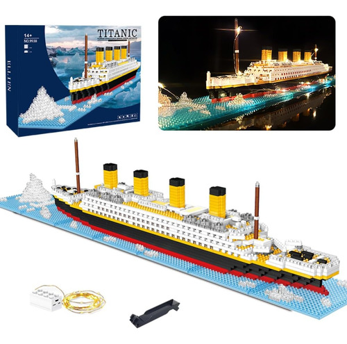 Jqmeg Titanic Micro Mini Builts Blocks Set, 1706pcs 3d Titan