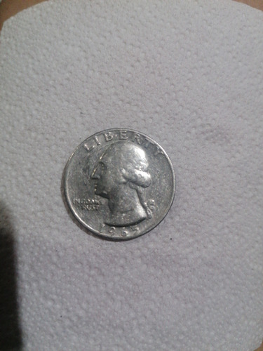 Moneda Quarter Dollar Liberty 1965