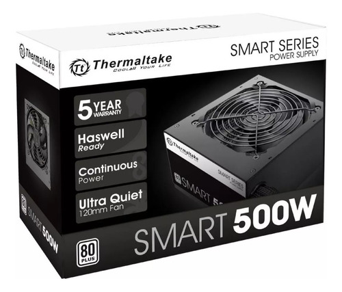 Fuente De Poder Thermaltake 500w Certificadaplus White