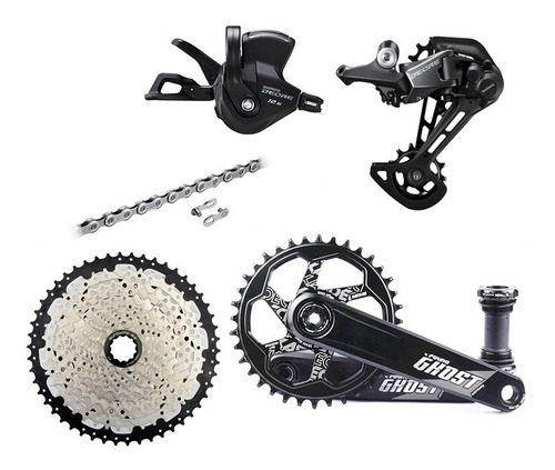 Kit Upgrade 12v Shimano M6100 11-50, Bielas, Motor, Oferta!!