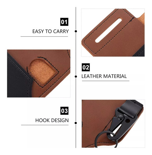 Funda Multiherramienta, Organizador De Bolsillo Edc De Cuero