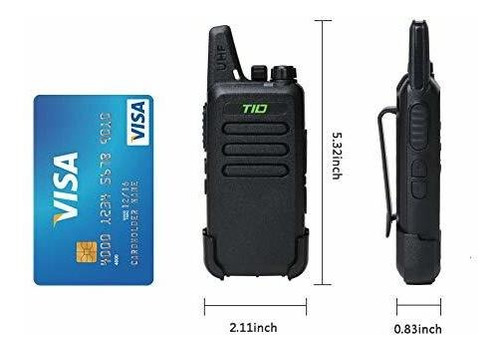 Way Radio Walkie Talkie Rechargeable 16 Vox For Adults Uhf