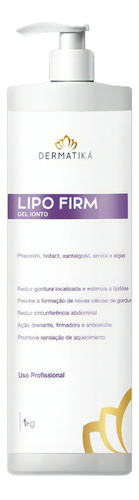  Gel Ionto Drenante E Redutor De Medidas Lipo Firm 1kg