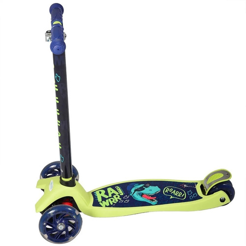 Imagen 2 de 4 de Monopatin Balanceo Glow Ruedas Luces Unicornio Dino Brilla
