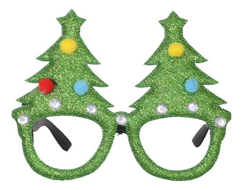 12pcs Marcos De Gafas De Fiesta De Adornos Navideños