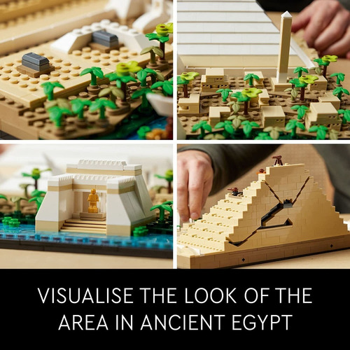 Imagen 3 de 7 de Lego Architecture Piramide De Giza 21058