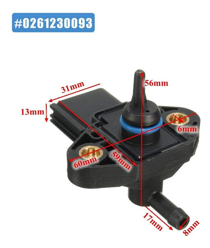Sensor Map Pressão Temperatura Combustível Focus 2005 À 2008