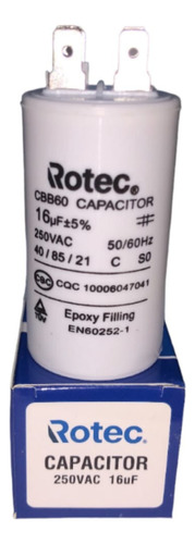 Capacitor Marcha Bomba Agua 16uf / 250v