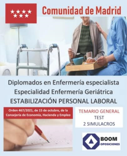 Libro: Enfermería Geriátrica Estabilización Personal Laboral