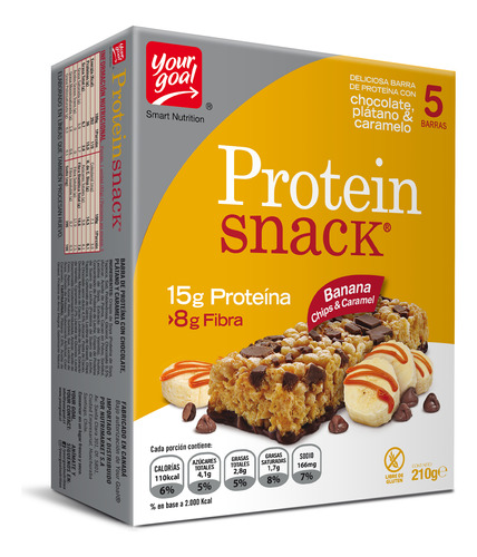 Pack 20 Unidades Protein Snack Banana Chips Caramel