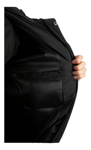 Campera Hombre Inflada Parka Larga Impermeable