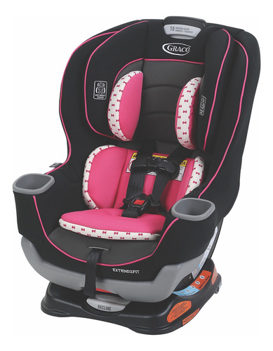 Cadeirinha De Bebê Para Carro 3 Em 1 Extend2 Fit Rosa Graco