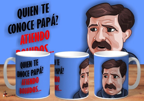 Taza Atiendo Boludos Atendedor De Boludos Meme 4k Art 02