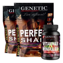 Comprar 2 Batidos Perfect Shake 40 Servs Genetic Vitamina C Defensas