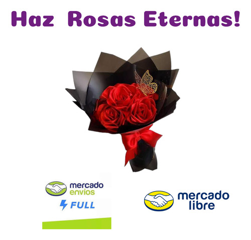 Liston Satin 4 Cm. Para Rosas Eternas 45 Metros