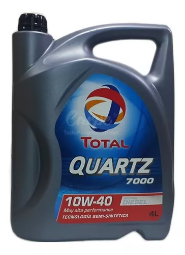 Aceite Total Quartz Semi Sintetico 7000 Diesel 10w40 4 Lts