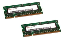 Comprar Memorias Sodimm 2x512mb Ddr2 Pc2-4200s Pc2-5300s Notebook