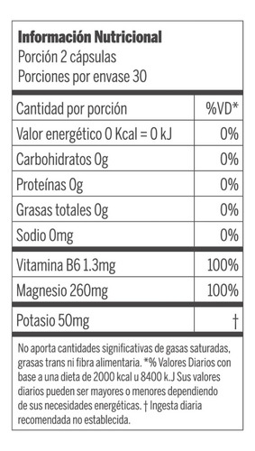 Wpn Magnesio | Cápsulas De Magnesio Con Potasio Y Vit. B6 Sabor Sin Sabor