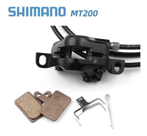 Imagen 4 de 5 de Juego De Frenos Hidráulicos Para Bicicleta Mtb Shimano Mt200