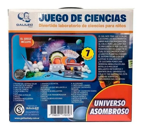 Juego Ciencia Universo Asombroso Galileo Planetas Edu Full