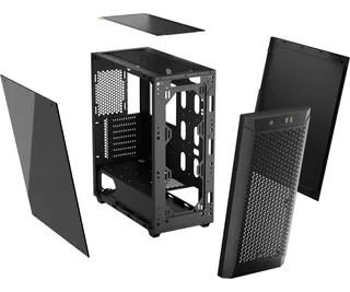 GABINETE CORSAIR 480T AIRFLOW TG MID-T BLACK RGB C