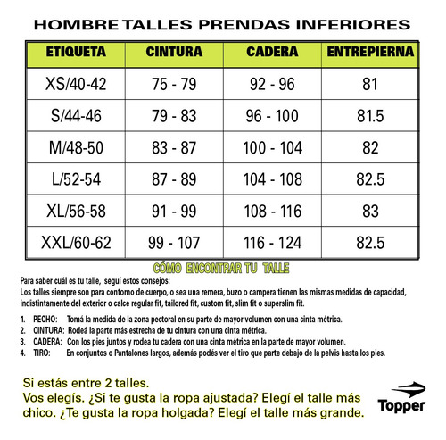 Pantalon Topper C Training Poly Hombre Gp