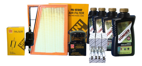 Kit Afinación Para Fiat Strada 1.3 2021-2024 0w20 Api Bujías
