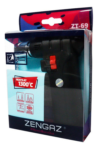 Imagem 5 de 6 de Maçarico Zengaz Giga Torch Zt 69 Flambar Cozinha