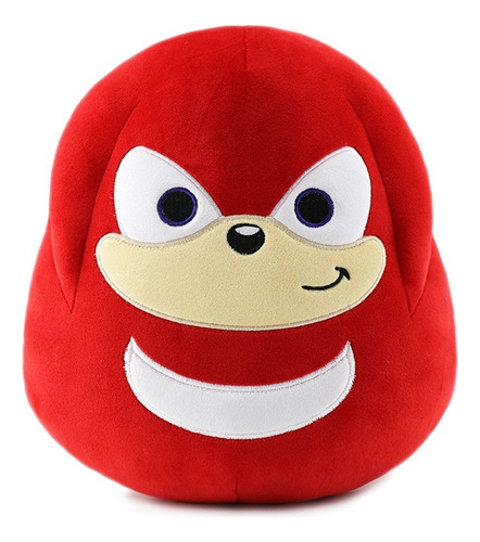 Nueva Almohada De Peluche Redonda Enrollada De Sonic The Hed