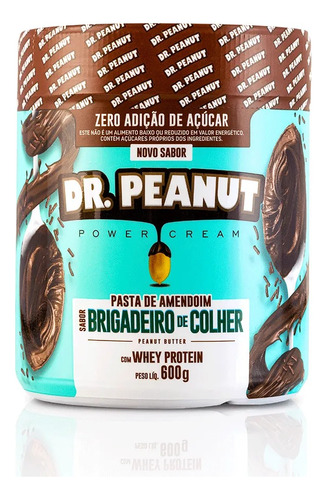 Pasta De Amendoim Com Whey Isolado 650g - Dr Peanut