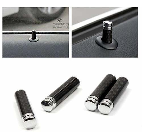 Moldura Para Interior - Carbon Fiber Door Lock Pin Stick Cap