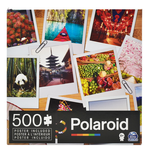 Rompecabezas Exploracion Asia Polaroid 500pz Spin Master Cd