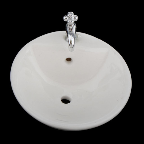 Lavabo De Lavabo En Miniatura 1:12 Para Suministros De