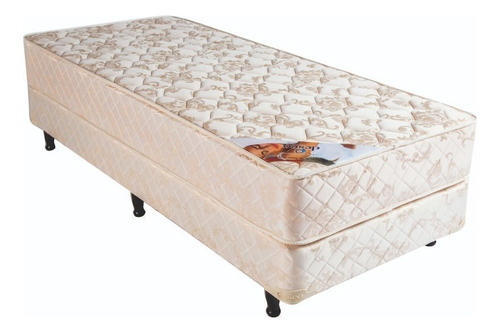 Sommier Deseo Sueño Dorado 1 plaza de 190cmx80cm  rosa